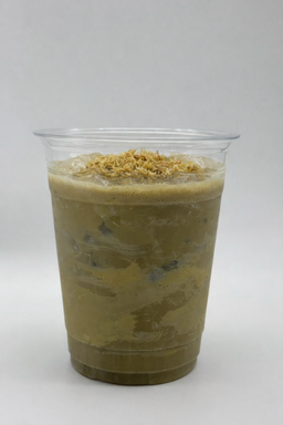 Pistachio Kunafa Hojicha Latte