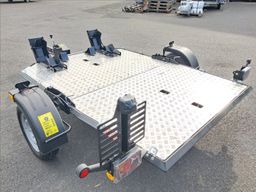 Remolque para motos de 2 plazas – Abatible y plegable (MT 2 Lorries)