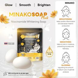 Minako - Niacinamide Glutathione Plus Soap (100g) | Wholesale Bath & Body Care Singapore