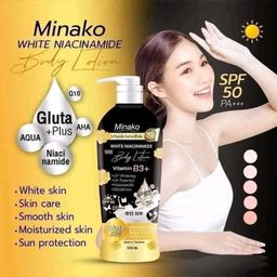 Minako - Niacinamide Glutathione Plus Body Lotion (500ml) | Wholesale Bath & Body Care Singapore