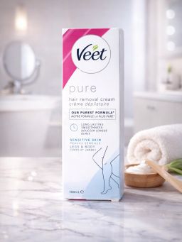 Veet pure hair removal cream sensitive skin - فييت كريم ازالة الشعر النقي للبشرة الحساسة