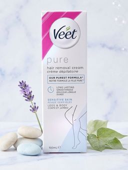 Veet pure hair removal cream sensitive skin - فييت كريم ازالة الشعر النقي للبشرة الحساسة