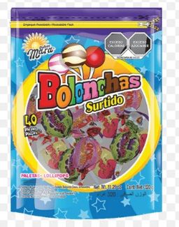 PALETA BOLONCHA SURTIDO OPTIMAL MARA BSA C/40 PZS