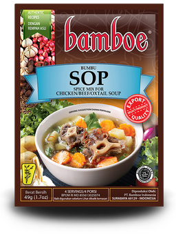 Bamboe 45-60 gr Bumbu (Ayam, Daging, Sambel)