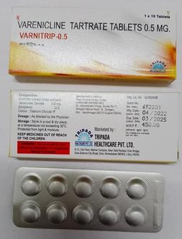 Vareniciline Tartrate 0.5Mg Tablet 0.5Mg Tablet