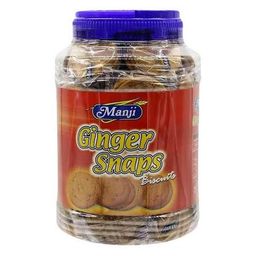 Manji ginger snap jar 1kg