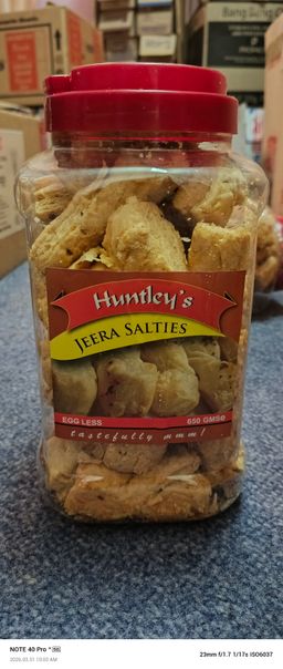 Huntley's jeera salties 650gms