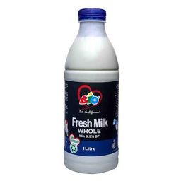 Bio whole fresh milk 1litre