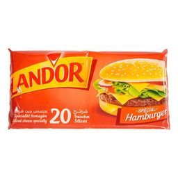Landor burger slice cheese 20s