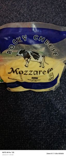 Rocky mozarella cheese 500g