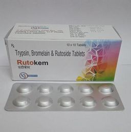 Trypsin + Rutoside Trihydrate + Bromelain Tablets 200 Mg Tablet