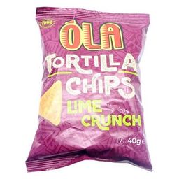 Ola tortilla chips lime crunch40g