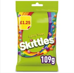 Skittles crazy sours 109g