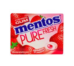 Mentos full fresh sugarfree chewing gum strawberry 14g