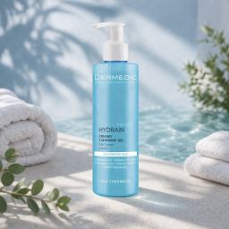 DERMEDIC HYDRAIN3 HIALURO CLEANSING GEL - 200ML | ديرمديك غسول جل للبشرة الجافة و الحساسة - 200 مل