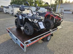 Remolque de plataforma para motos y quads Temared Quad 2 3020C – 1,3 t