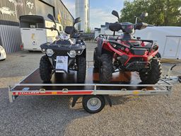 Remolque de plataforma para motos y quads Temared Quad 2 3020C – 1,3 t