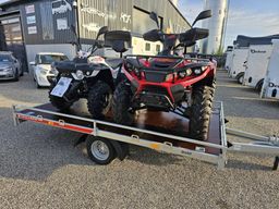 Remolque de plataforma para motos y quads Temared Quad 2 3020C – 1,3 t