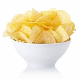 Potato crisps plain