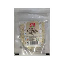 Top lure white chocolate chips 100g