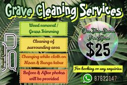 Grave Cleaning Service
