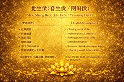 受生债（寿生债 / 阴阳债）/ Shou Sheng Debt (Life Debt / Yin–Yang Debt)