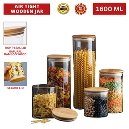 AIR TIGHT WOODEN JAR