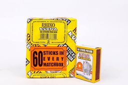 Rhino kubwa matchbox - Pack of 10 matchboxes