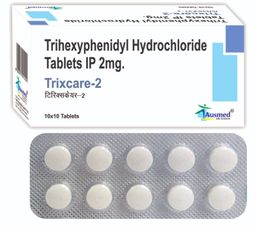 Trihexyphenidyl Hydrochloride Tablets 2 Mg Tablet