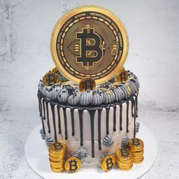 Bitcoin Celebration Cake