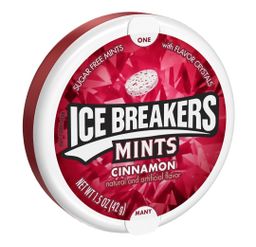 Ice breakers mints cinnamon sugarfree