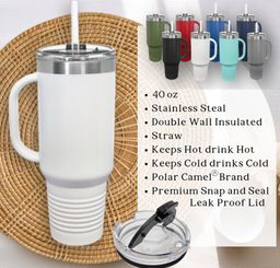 CUSTOM MADE TUMBLER WITH NAME,COLOR - INQUIRIES WHATSAPP ADMIN