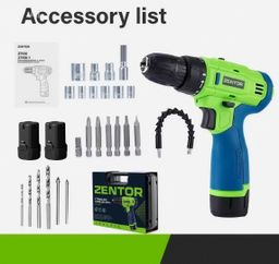 ZENTOR Cordless Drill 10ml ZT030