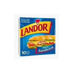 Landor slice sandwich cheese 10's