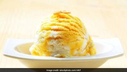 Vanilla mango ice cream cup 100ml