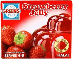 Greens strawberry jelly 80g ( serves 4-5) 