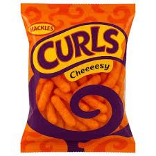 Krackles curls cheesy 75g