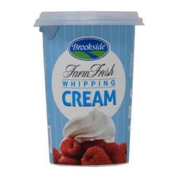 Brookside whipping cream cup 400ml