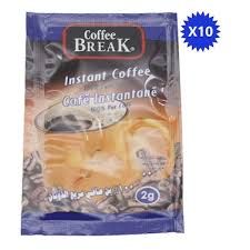 Coffee break black coffee sachets 2g 10s