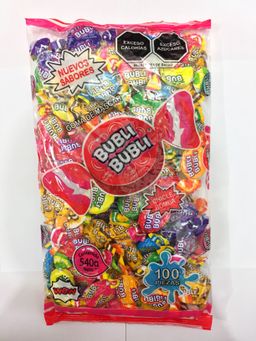 BUBLI BUBLI SURTIDO GOMEZ BSA C/100 PZS
