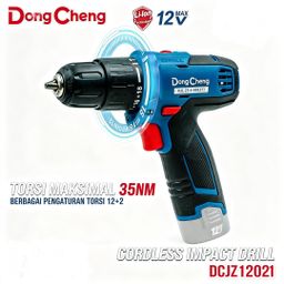 Dong Cheng DCJZ1202i E 12V Bor Cordless Impack Driil 10mm