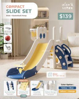 Deluxe blue slide set