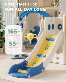 Deluxe blue slide set