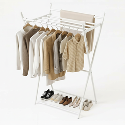 10700084 - FOLDABLE CLOTHING RACK