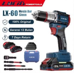 LUCID LX-60 2btr-2.0Ah-21V-13mm Bor Impack Drill Brushless