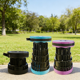 1100015 - EXTRACTABLE STOOL (PURPLE)