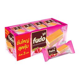 Fudo strawberry cream layer cake 14g*24pc