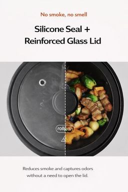 Rollpan Automatic Rotating Cooking Pot (PRE-ORDER, delivery in 4 -6 weeks)