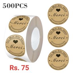 Stickers - Fait Main avec Amour-Merci-Spécialement pour vous