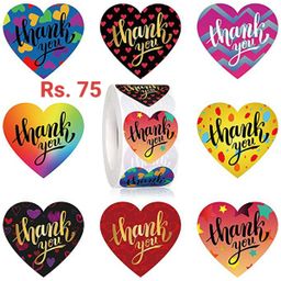 Stickers - Heart Shaped Thank You